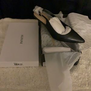 From Macy’s Alfani Leather Shoes (New) (Size 12M)